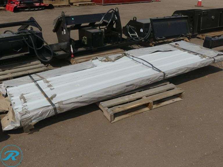 (100) New Sheets SKLP SKL100 Galvalume Steel Siding/Roofing, 37" X 118" - Roller Auctions
