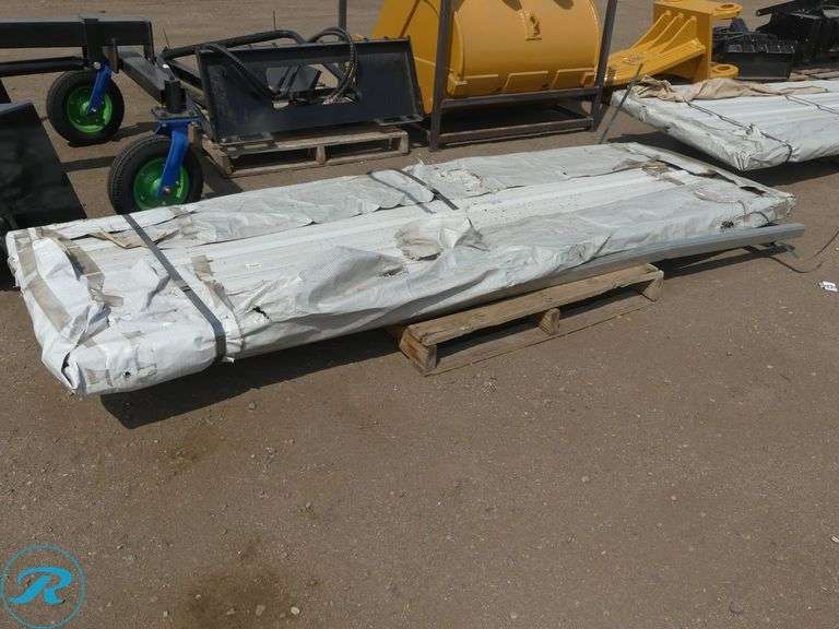 (100) New Sheets SKLP SKL100 Galvalume Steel Siding/Roofing, 37" X 118" - Roller Auctions