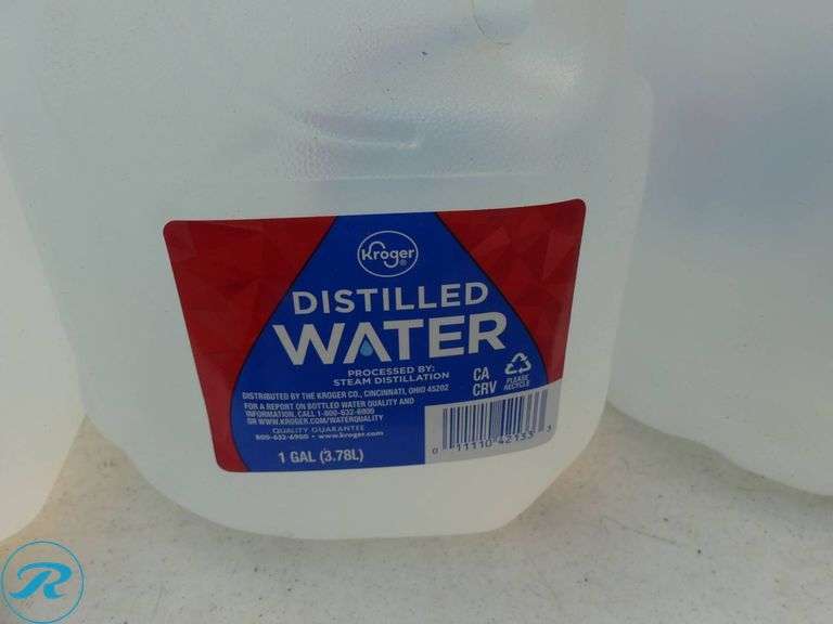 (11) Kroger Distilled Water 1-Gallon Bottles - Roller Auctions