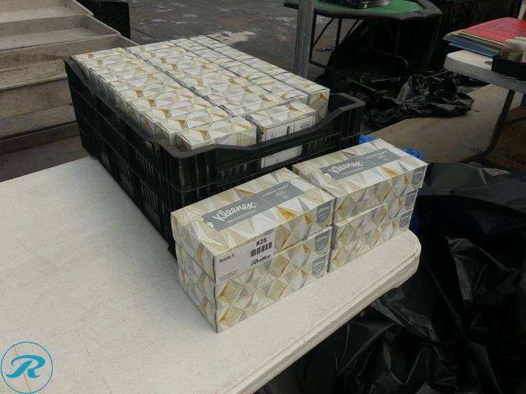 Tray of Kleenex Tissues - Roller Auctions