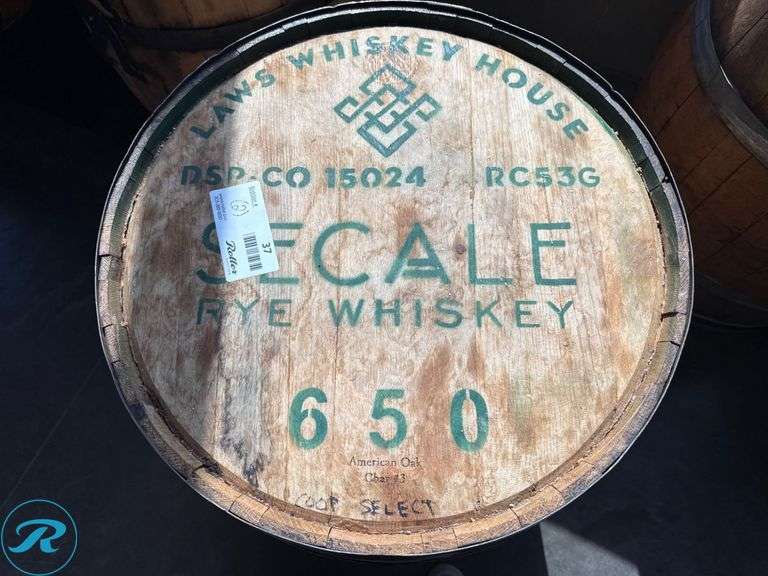 (2) Wood Barrels - Roller Auctions