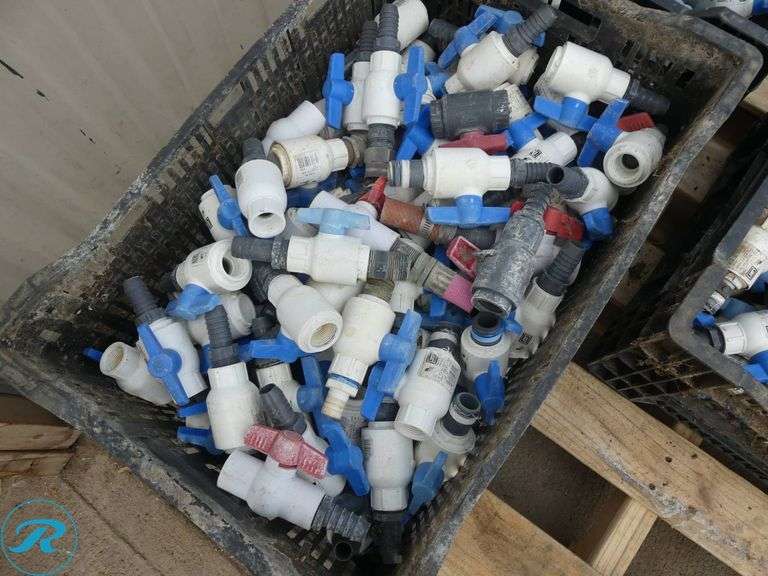 (4) Trays of Ball Valves - Roller Auctions