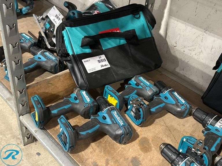 Makita XFD13 and XFD10 Drills, XDT13 and XDT11 Impact Drivers With Bag, 18V