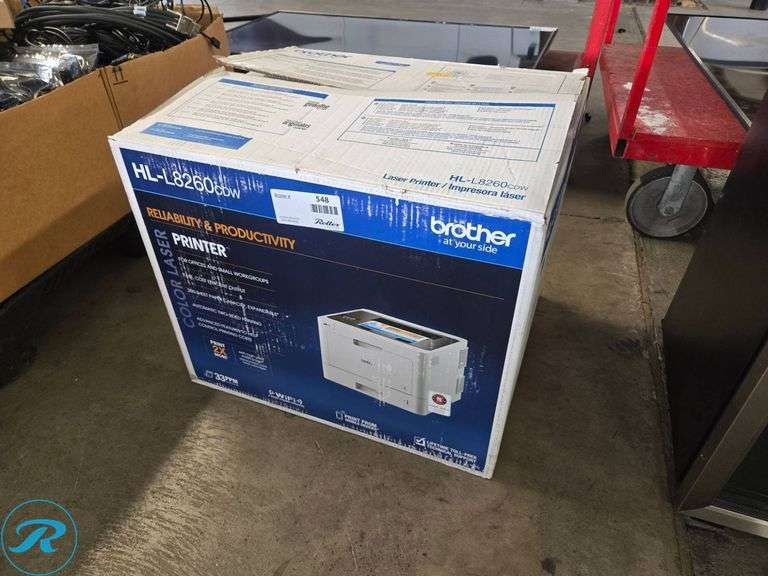 Brother HL-L8260CDW Laser Printer in Original Packaging - Roller Auctions