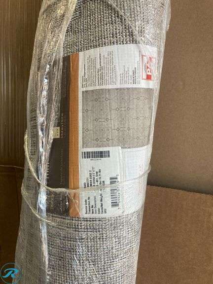 (1) New- allen + roth Devika 5 x 7 (ft) Loomed Gray Rectangular Indoor Pet Friendly Area rug - Roller Auctions