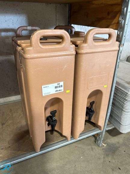 (2) Cambro Insulated Beverage Dispensers