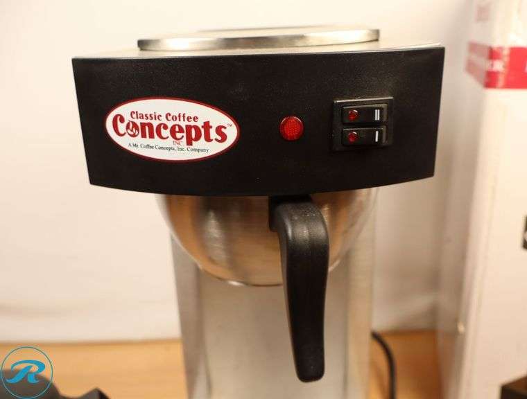 Classic Coffee Concepts RCB130 Commercial Dual Brew Pour Over Coffee Maker - Used/Tested - Roller Auctions