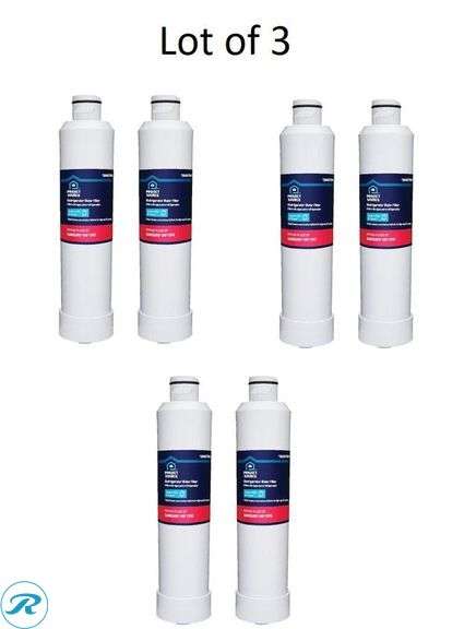 (3) New- Project Source Twist-in Refrigerator Water Filter S-2-2 Fits Samsung HAF-CINS 2 -Pack - Roller Auctions