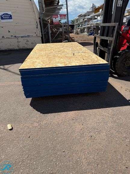 (24) New- 23/32 Tongue & Grove OSB 4 x 8 - Roller Auctions