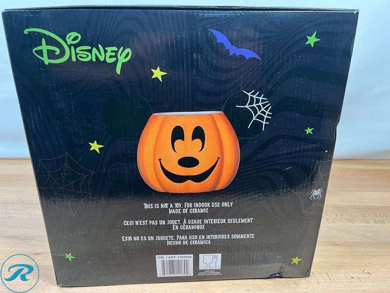 Disney Halloween Treat Bowl - New - Roller Auctions