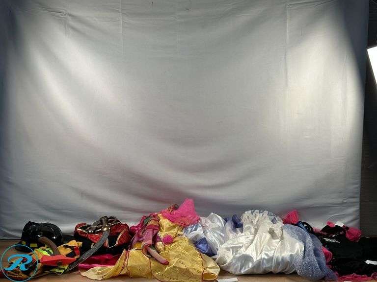 (6) Assorted Boys and Girls Halloween Costumes- Used/ (4) Girls Costumes have rips