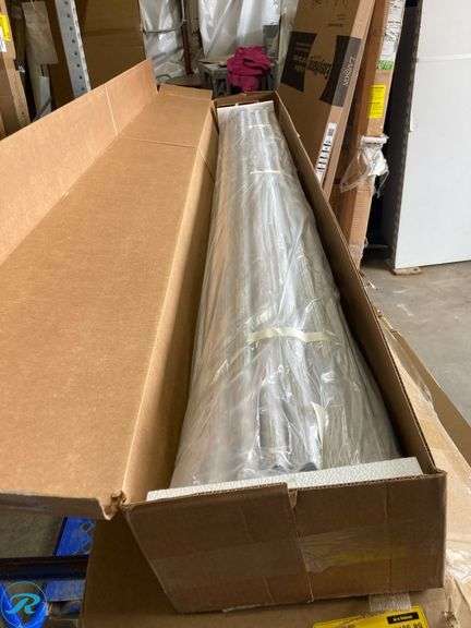 (1) New- Bali  Custom Classic Roman shade 75.5" x 96" Maze Color pattern (see photo for color and design) - Roller Auctions