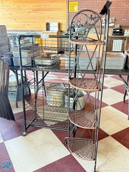 (2) Metal Shelving Units