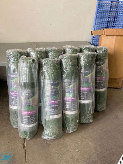 (10) New- SYNLawn Artificial grass Landscape 3-ft x 11-ft Artificial Grass (total of 329.8 sq ft) - Roller Auctions