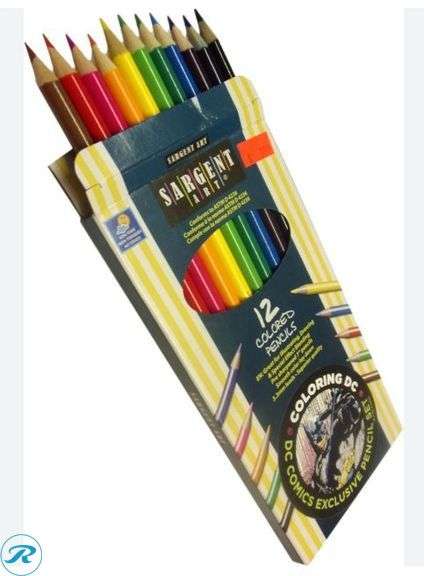 (72) Sargent Art Color Pencils, Assorted Colors, Box Of 12 - Roller Auctions
