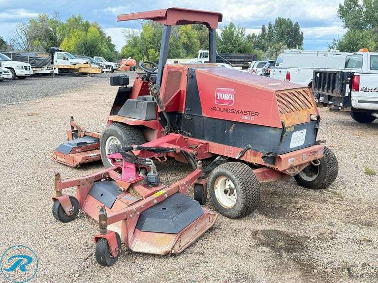 2003  Toro  Groundsmaster 580D  FWD  Ride-On Batwing Mower - Roller Auctions