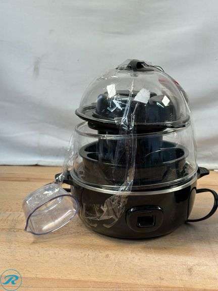 (2) Dash: Ultimate Deluxe Egg Cooker with Egg Bite Trays- New/ No Box - Roller Auctions