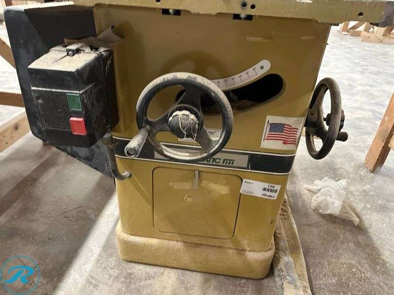 Powermatic 66 Table Saw with Accessories - Roller Auctions