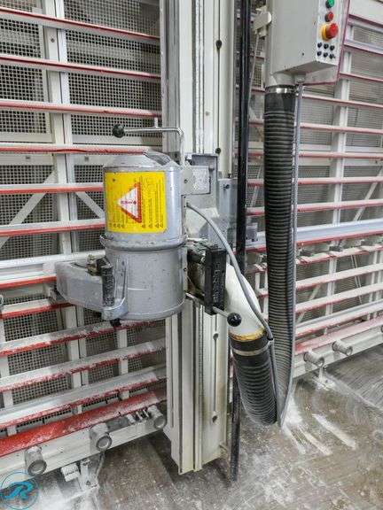 Striebig Optisaw II Vertical Panel Saw, 168" x 70" Cutting Area, 220/440V, 3PH - Roller Auctions