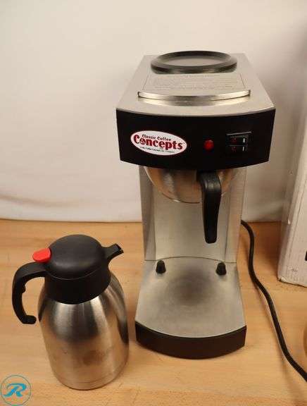 Classic Coffee Concepts RCB130 Commercial Dual Brew Pour Over Coffee Maker - Used/Tested - Roller Auctions