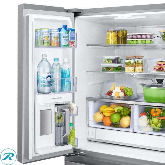 Samsung 25 cu. ft. 33" 3-Door French Door Refrigerator with Beverage Center - New - $1899 Retail, No Scratch/Dent or Damage Found - Roller Auctions
