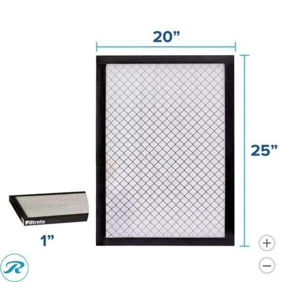 (6) 3M 2500 Series Filtrete 1" Filter,20x20x1- (3) New/ (3) Like New; 3M 2500 Series Filtrete 1" Filter, 20x25x1- 4-pack- New/ Damage packaging - Roller Auctions