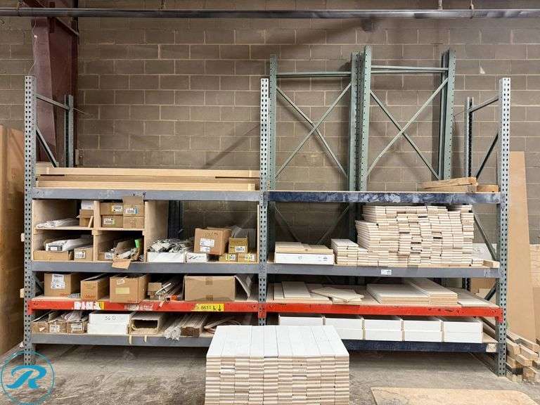 32 Inch Deep Pallet Racking Pallet Racking with (3) Uprights 32″ x 120″, (4) Uprights 32″ x 144 ...