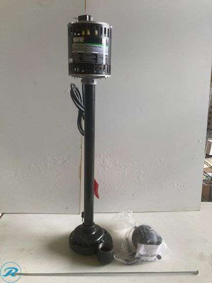 (1) New- Wayne Sump Pump 1/3 HP 4080 gallons cast iron pedestal - Roller Auctions