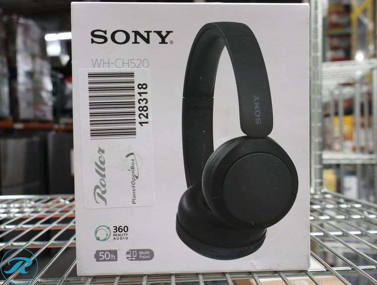 Sony - WH-CH520 Wireless Headphone with Microphone - Black - Like New/Open Box - Roller Auctions