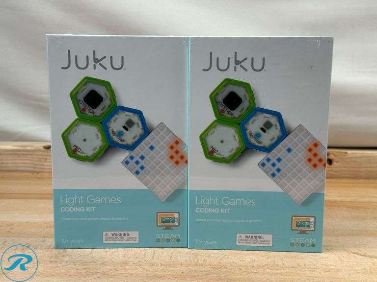 (2)Juku™: STEAM Light Games Coding Kit- New
