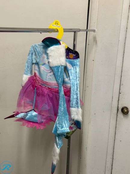 (2) Kid's Unicorn Costume, Age 5-6- (1) New,(1) Like New; Kid's Mermaid Costume- Like New - Roller Auctions