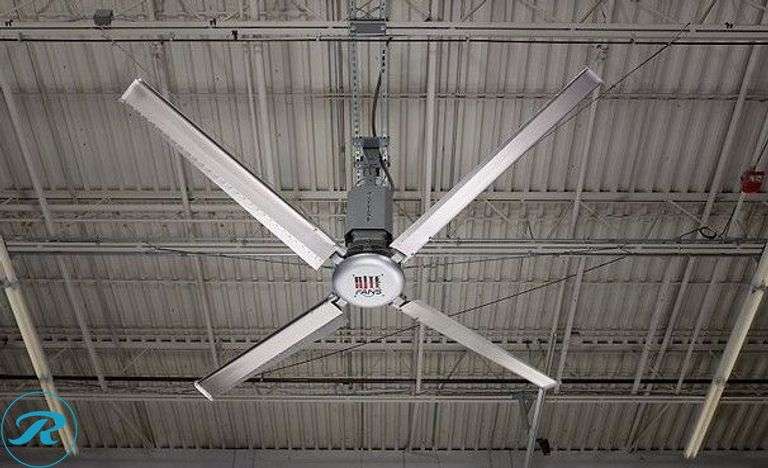 Summer Rite Fan Rite Hite Revolution HVLS Fan System with Control Box and Mounting ...
