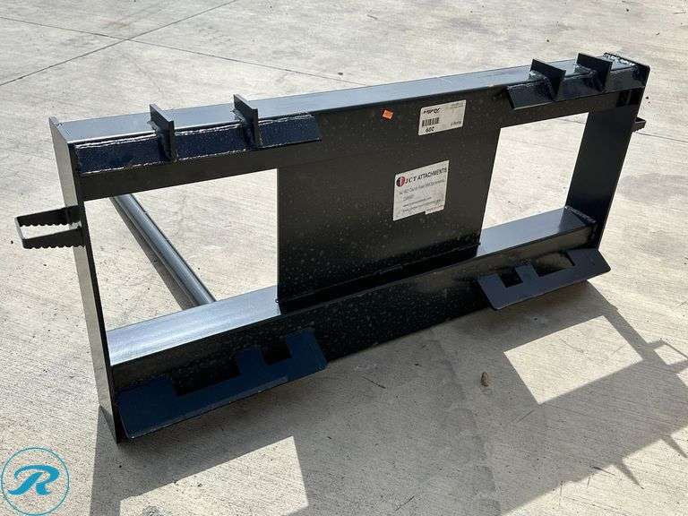 New JCT Bale Spear Attachment to Fit Skid Steer Loader, (2) Spears - Roller Auctions