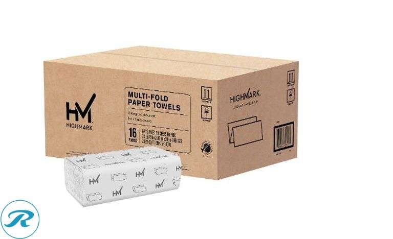 Highmark® ECO 2-Ply Toilet Paper, 100% Recycled, White, 550 Sheets Per Roll, Case Of 80 Rolls- New; Highmark®: ECO Multi-Fold 1-Ply Paper Towels, 250 Sheets Per Pack, Case Of 16 Packs- New - Roller Auctions