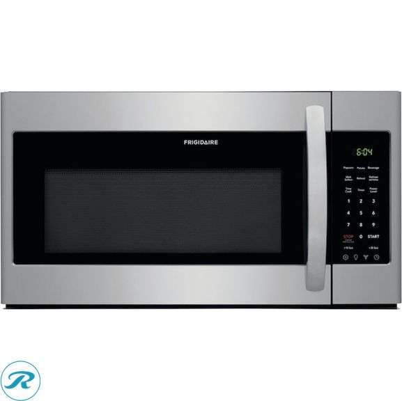 (1) New- Frigidaire 1.8-cu ft Over-the-Range Microwave ( Fingerprint Resistant Stainless Steel ) - Roller Auctions