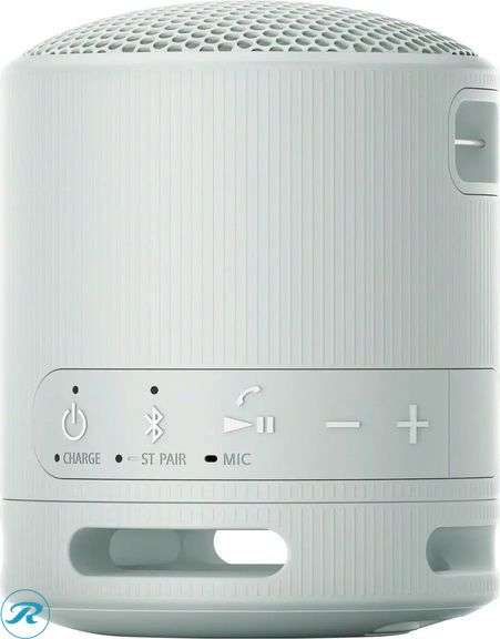 Sony - XB100 Compact Bluetooth Speaker - Light Gray - Like New/Open Box - Roller Auctions