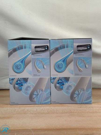 (2) JISULIFE Neck Fan, 2-pack - New - Roller Auctions