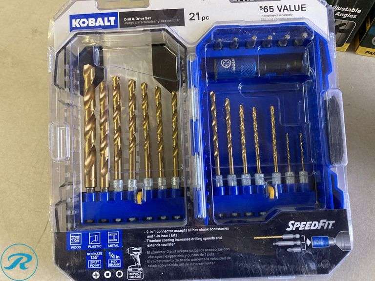 (6) New- Assorted Tools and lightening (drill bit set, tape measure & bionic lightening) - Roller Auctions