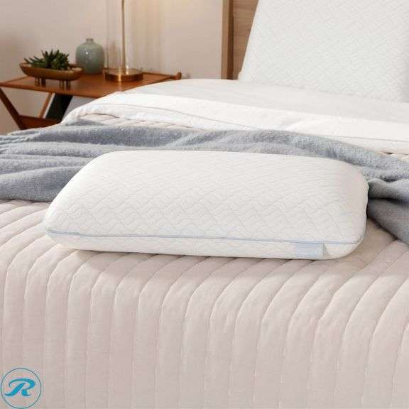 (2) Serenity by Tempur-Pedic Cooling Memory Foam Pillow - Like New - (1) New/ Open Box - Roller Auctions