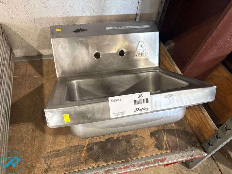 Stainless Steel Wall-Mounted Hand Sink, 17″ x 16″