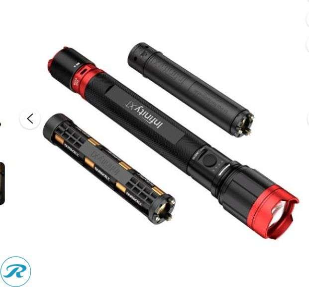 (2) Infinity X1 5000 Lumens Flashlight- Like New/ (1) Missing Accessories - Roller Auctions