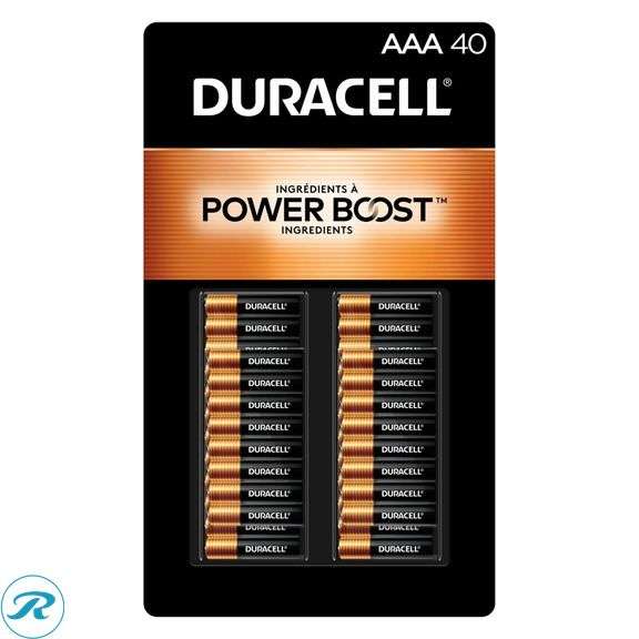 (2) Duracell Coppertop Alkaline AAA Batteries, 40-count - New - Roller Auctions