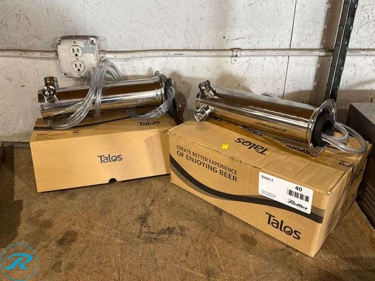 (2) Talos 2-Tap Draft Beer Towers