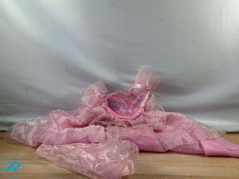 (4) Princess Costume- (3) Age 3-4- Used/ Ripped/ Missing a few Accessories, (1) Age 5-6- Used/ Ripped - Roller Auctions