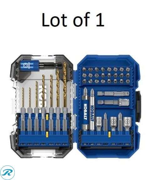 (3) New- (2) BORA 17-in W x 43.75-in H Adjustable Steel Saw Horse ( 200-lb Capacity) (1) Kobalt Screwdriver Bit Set 50 -Piece - Roller Auctions