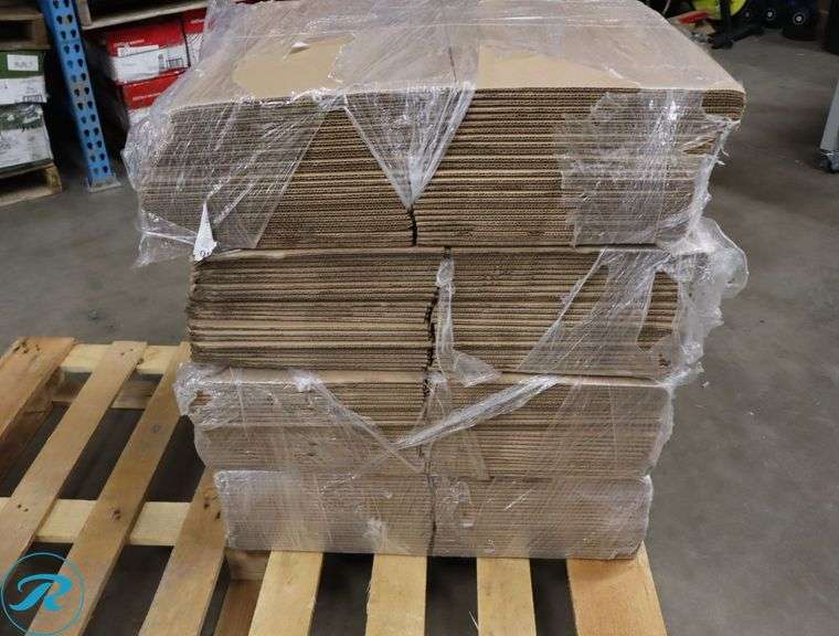 (4) Bundle of Cardboard Boxes 14x14x10 25 Pack (100 in total) - New/Minor Damage - Roller Auctions