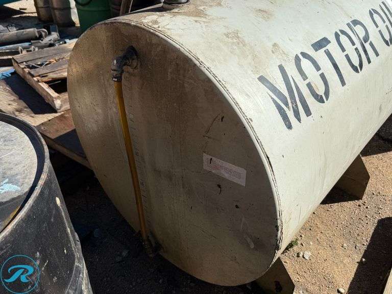55 Gallon Oil Tank, Used for New 15W-40 Oil - Roller Auctions