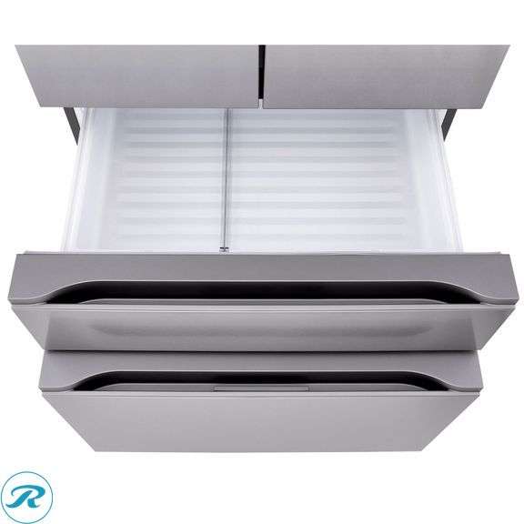 LG 30 cu. ft. Smart Standard-Depth MAX 4-Door French Door Refrigerator with Full-Convert Drawer - New - $1949 Retail, Light Small Scratches/Scuff on front/Never Used - Roller Auctions
