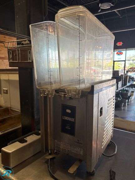 Crathco Model CS-2E/1D-16 Cold Beverage Dispenser, (Missing Dispenser Levers/Nozzles and 1-Lid)