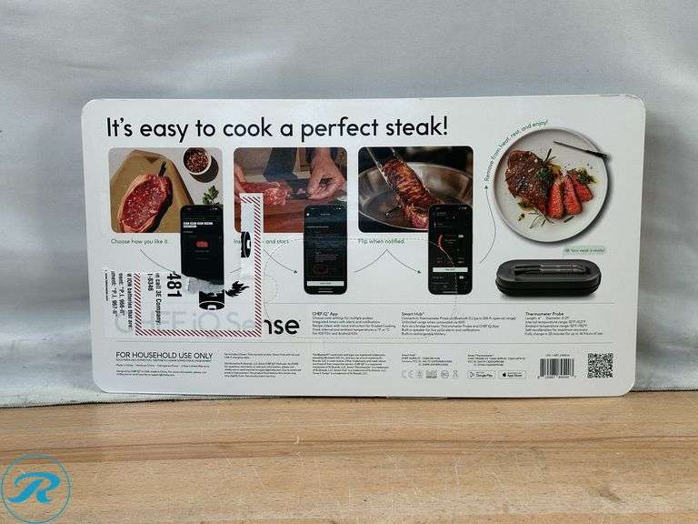 Chef iQ Smart Thermometer and Hub, 2 Probe Set - New - Roller Auctions